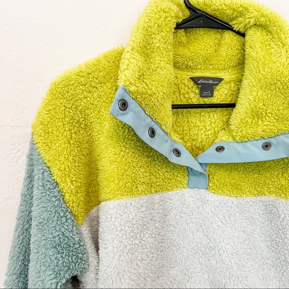 Eddie Bauer Quest Plush Snap Colorblock Fleece - Picture 3 of 6